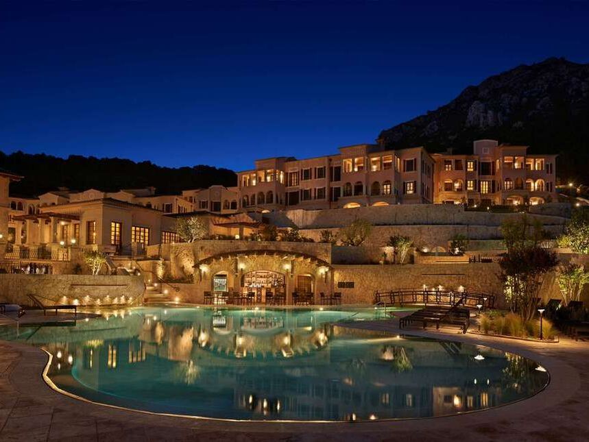 Cap Vermell Grand Hotel pool evening Mallorca Spain