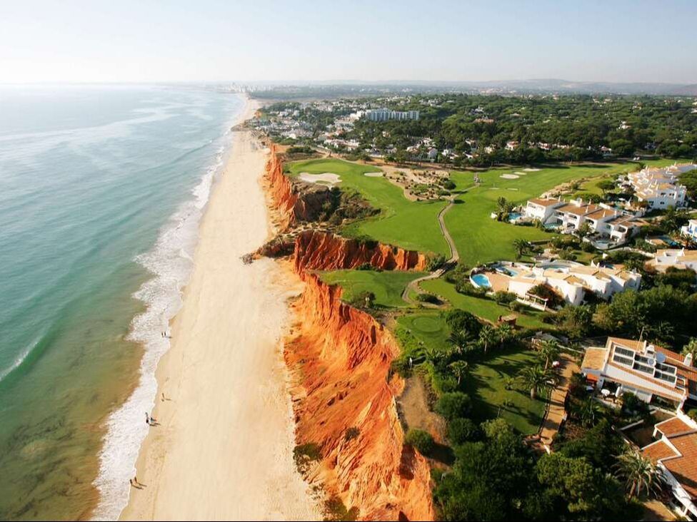 Algarve coastline and beach at Vale do Lobo