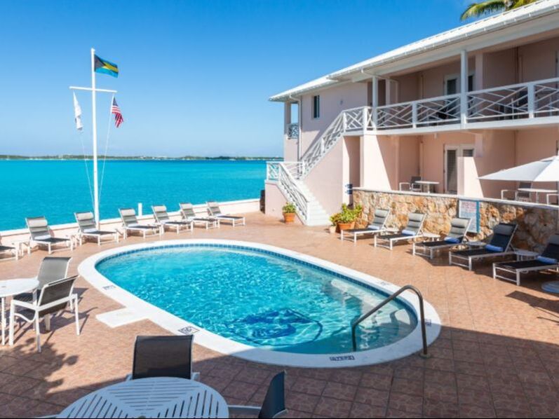 Peace & Plenty Resort pool Exuma Bahamas