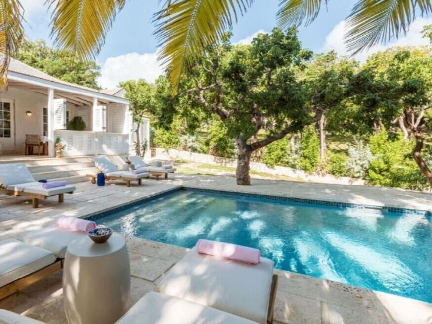 Pink Sands villa pool Harbour Island Bahamas
