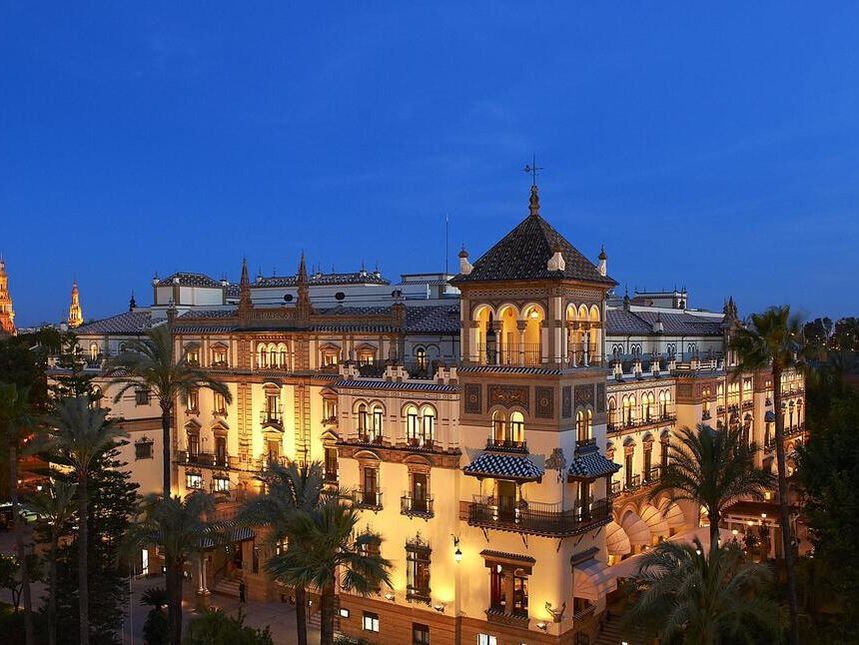 Hotel Alfonso XIII hotel night Seville Spain