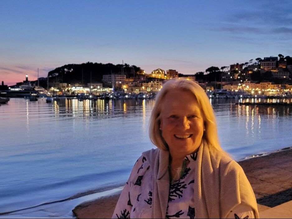 Kim gorgeous night Port Soller harbor Mallorca Spain