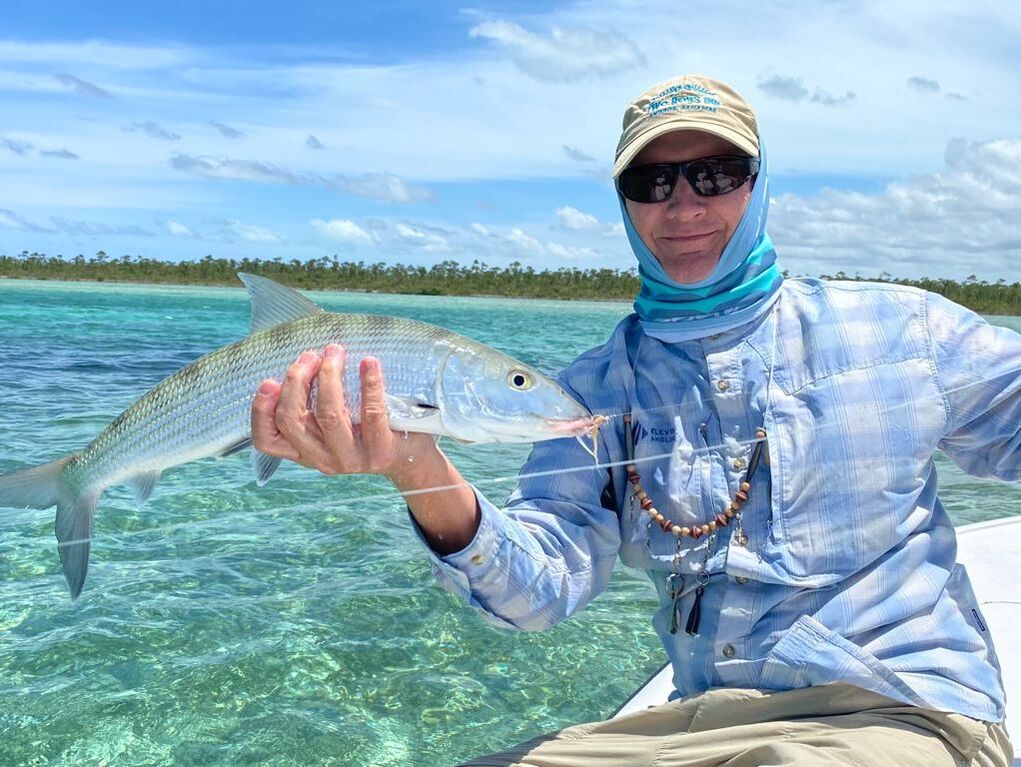 Stephen with Bahamas bonefish