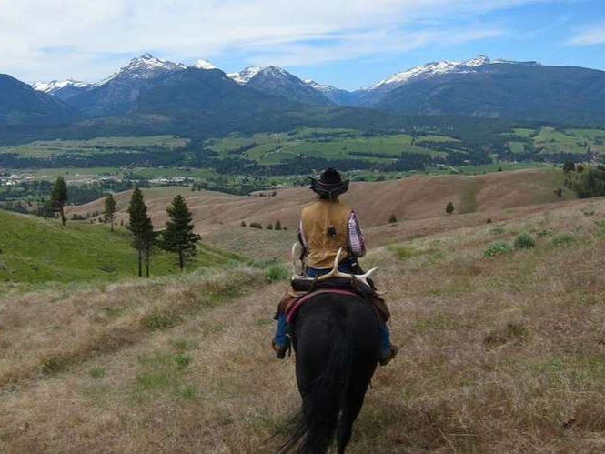 Triple Creek Ranch trail horseback riding
