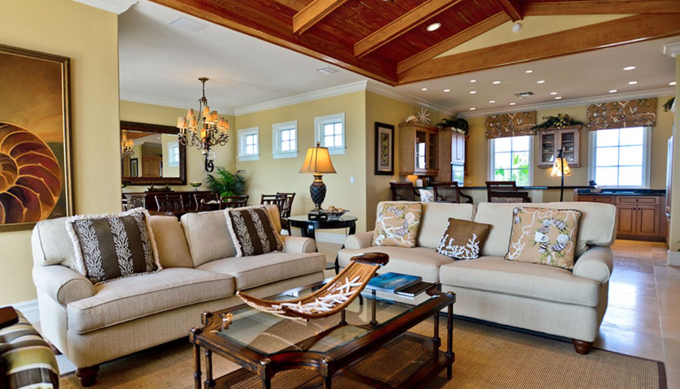 Grand Isle luxury villas living room